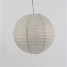 Ricepaper lamp shade 30 cm. Pale grey